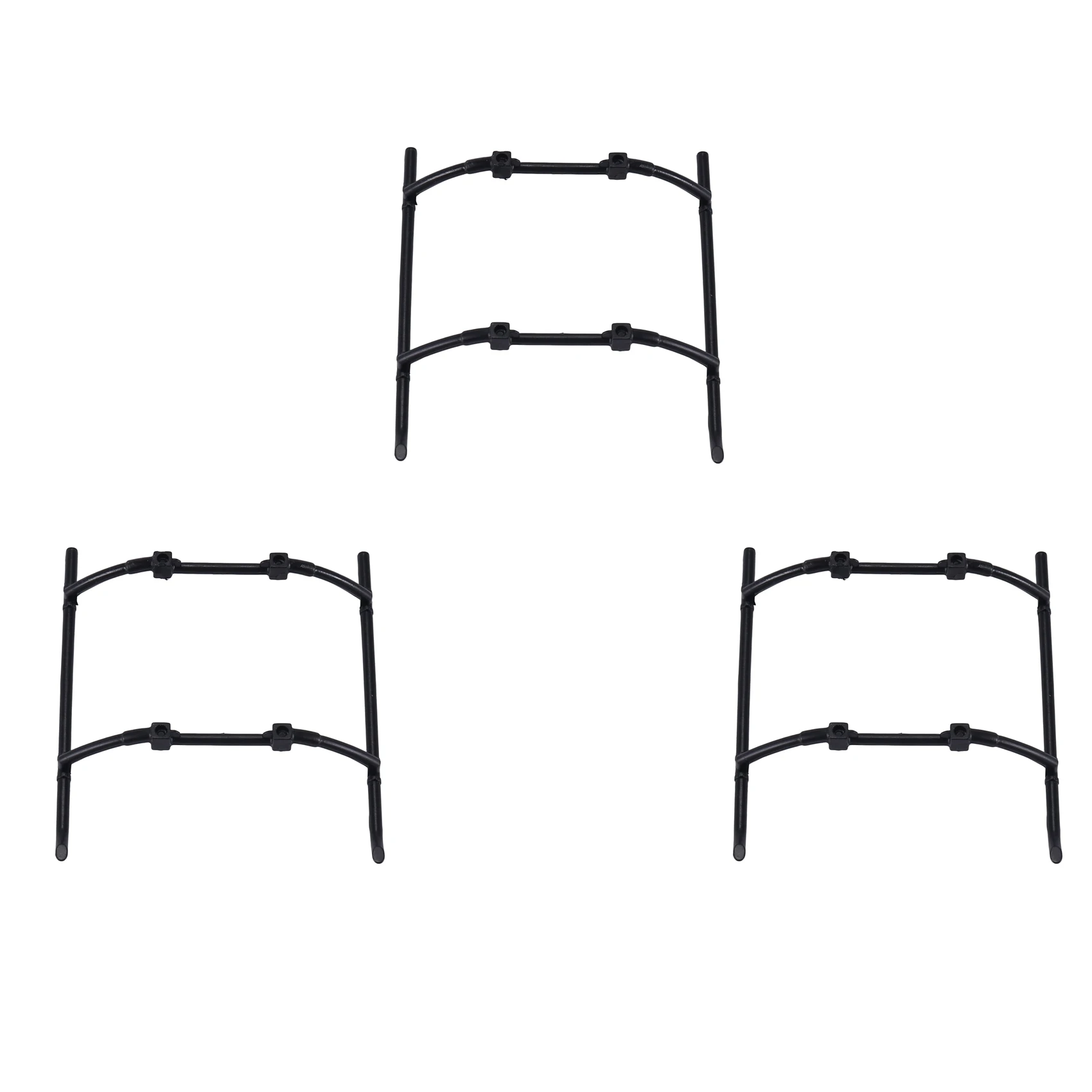 ABWE-3Piece pièces de rechange noir C186 train d'atterrissage pour C186 C-186 RC hélicoptère avion Drone pièces de rechange mise à niveau accessoire