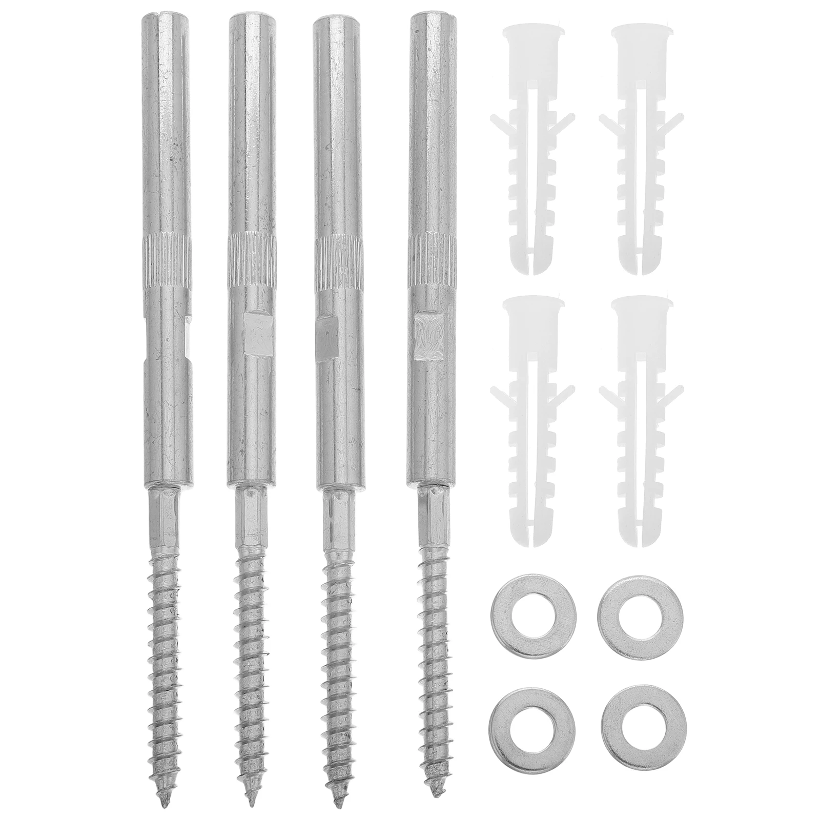 

4 pcs Invisible Shelf Brackets Fixed for Farmhouse Shelves Cabinet Support Wall Mount Adjustable Height Metal Hidden Holder