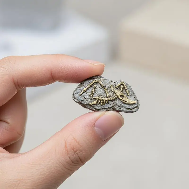3/4/8pcs Realistic Mini Fossil Model Micro Landscape Desktop Decoration Ornaments, Home, Sand Tables/Bonsai/Photography Props