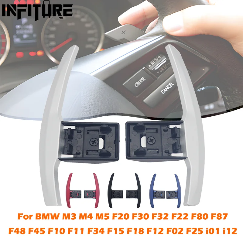 

Car Steering Wheel Paddle Shifter For BMW M3 M4 M5 F20 F30 F32 F22 F80 F87 F48 F45 F10 F11 F34 F15 F18 F12 F02 F25 i01 i12