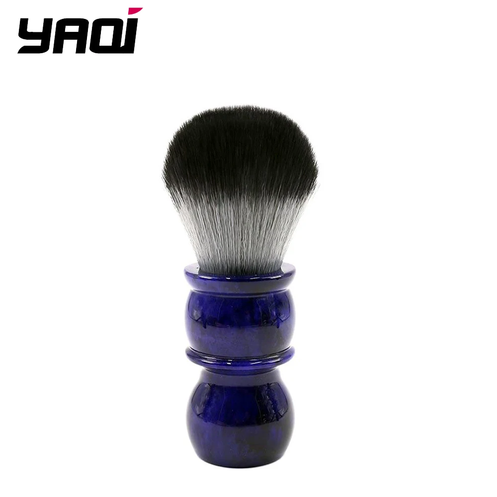 

Yaqi 24mm Timber Wolf Color Synthetic Hair Barber Shave Brush Mens Synthetic Shave Brush