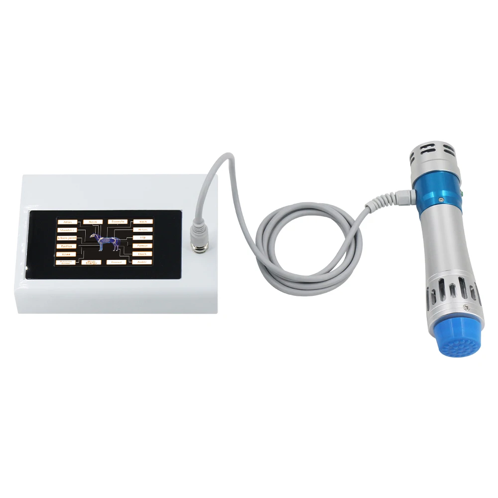 Animals Shock Wave Machine Physiotherapy 300MJ For Horse Use Pain Relief And Treat Tendon Injury Professional Shockwave Massager