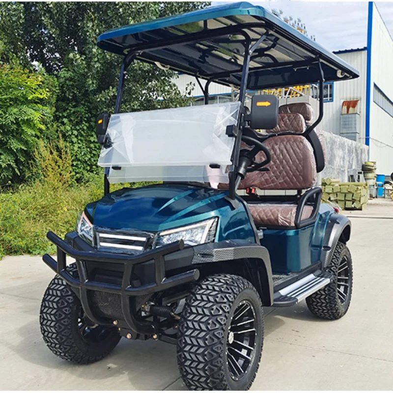 New Customizable Most Popular 4 Wheels 4 Seats 60V Street Legal Custom Electric Lift Luxury Golf Cart Club Buggy for Sale