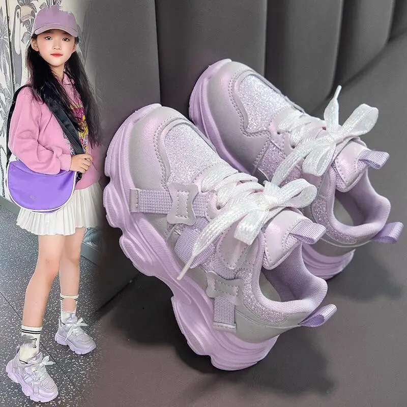 Children's Sneakers 2026 Light Athletic Kids Running Shoes Fashion Girls Boys Shoes Outdoor Casual Snekaker Walking Shoes New