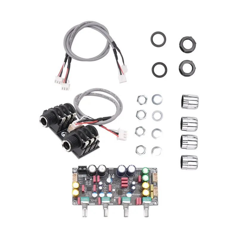 AMP Fever Karaoke Reverberation Board Mike Microphone K Song Singing Pre-Stage Effector Board Mixing Anti-Howling