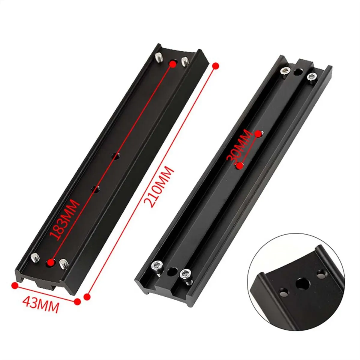 210mm Dovetail Guide Optics Mount Screwed for Astronomy Telescope Connect Equatorial Mount Dovetail