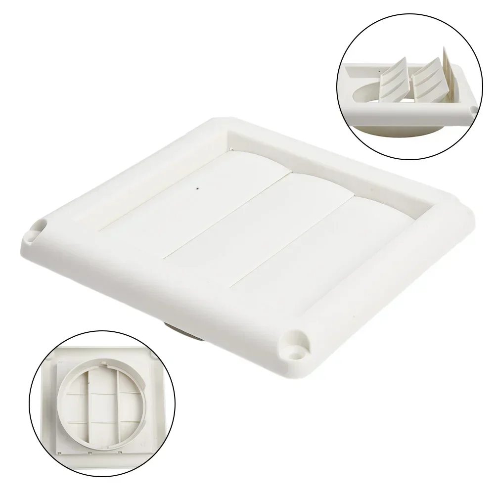 Premium Plastic Air Vent Grille Cover, 3 Gravity Flaps, Wear Resistant And Long Lasting, Enhances Air Movement, White