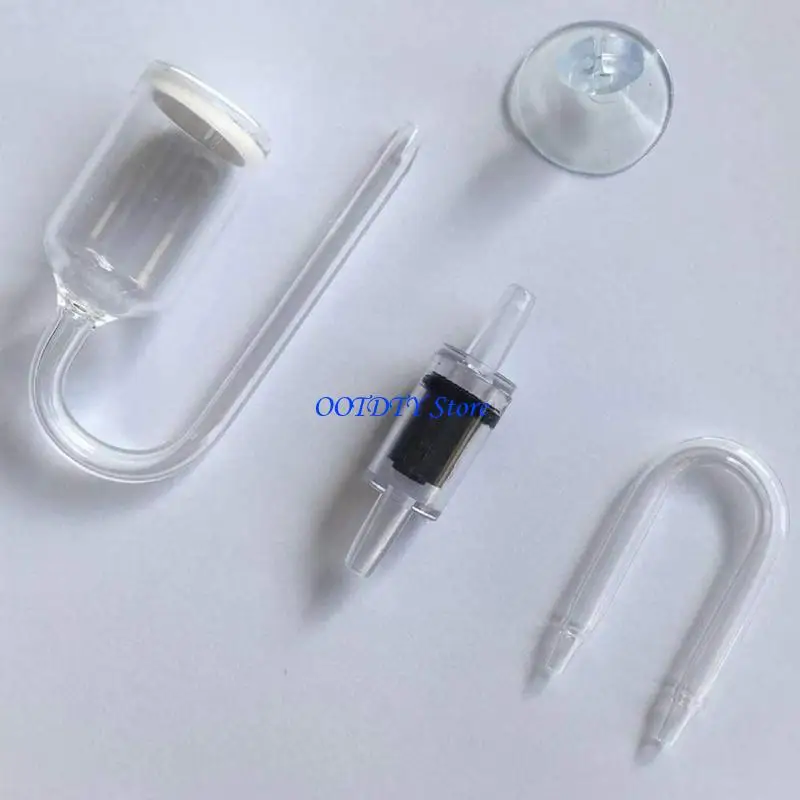 367A CO2 Diffuser 4Pcs for Nano Transparent Glass Increasing Saturation of CO2
