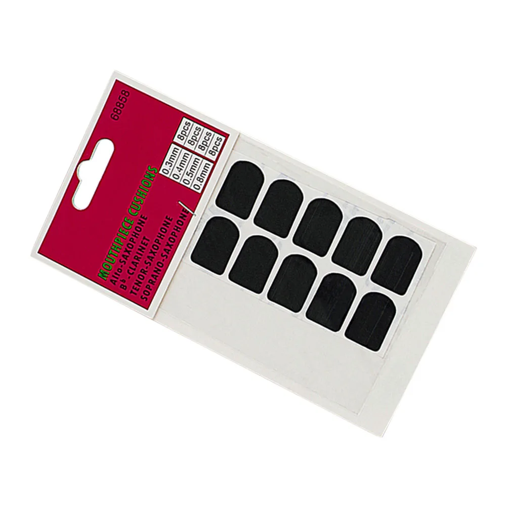 

10 Pcs Saxophone Tooth Pad Thick Mouthpiece Patches Pads Alto Cushion Accessories