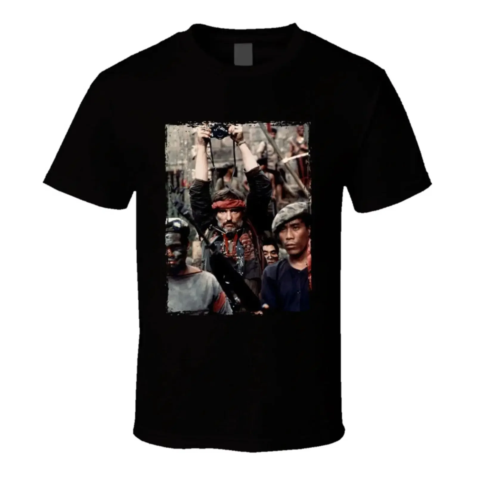 Apocalypse Now Dennis Hopper T Shirt vintage Washed streetwear Comfortable homme Top For Everyday Wear fashion Unisex Stretched