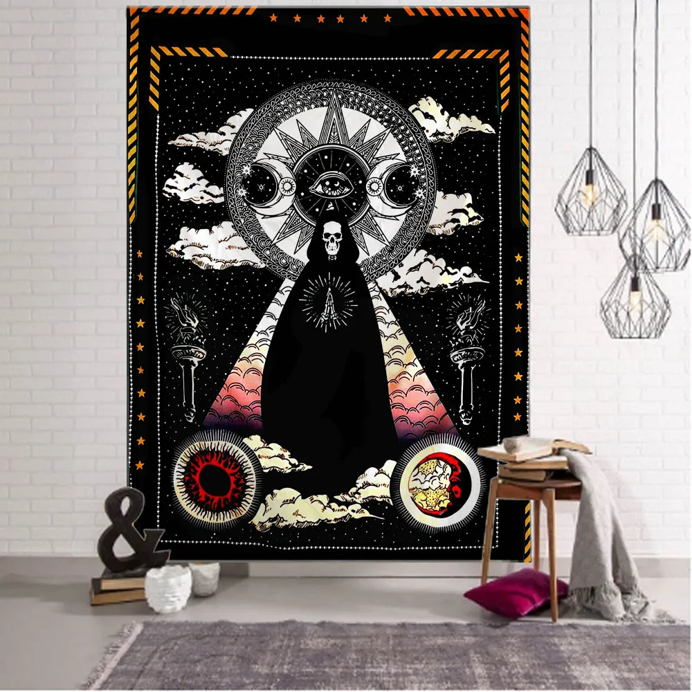 

Tarot cards, tapestry art decoration, wall hanging, divination, magic, hippie, room, living room, dormitory, home furnishings
