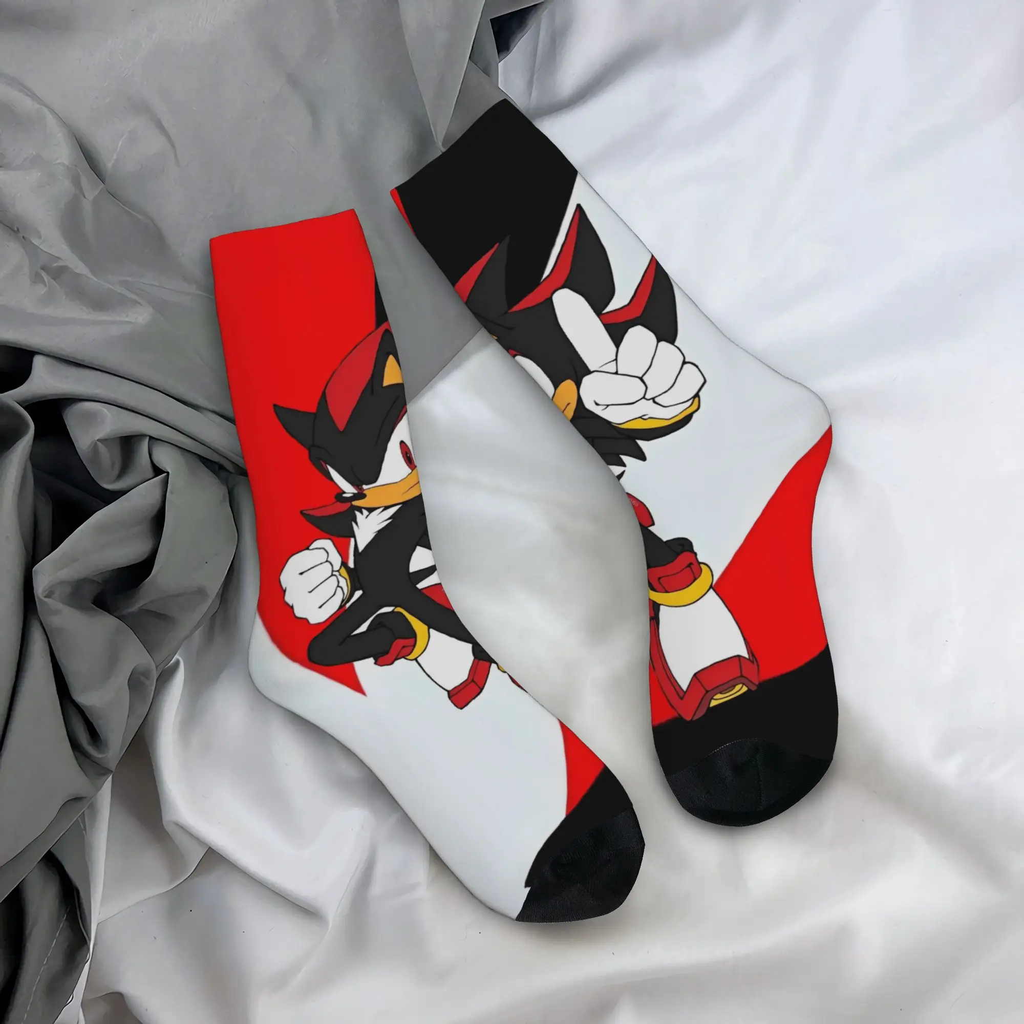 Autumn Winter Casual Women Men S-Shadow The Hedgehogs Socks Non-slip Crew Socks