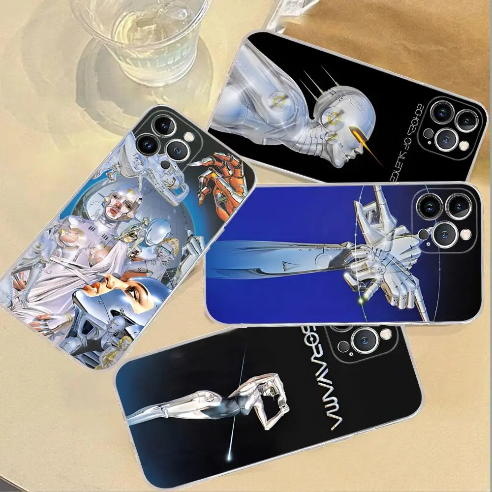 H-Hajime S-Sorayama Phone Case Silicone Soft for iphone 15 14 13 12 11 Pro Mini XS MAX 8 7 6 Plus X XS XR Cover