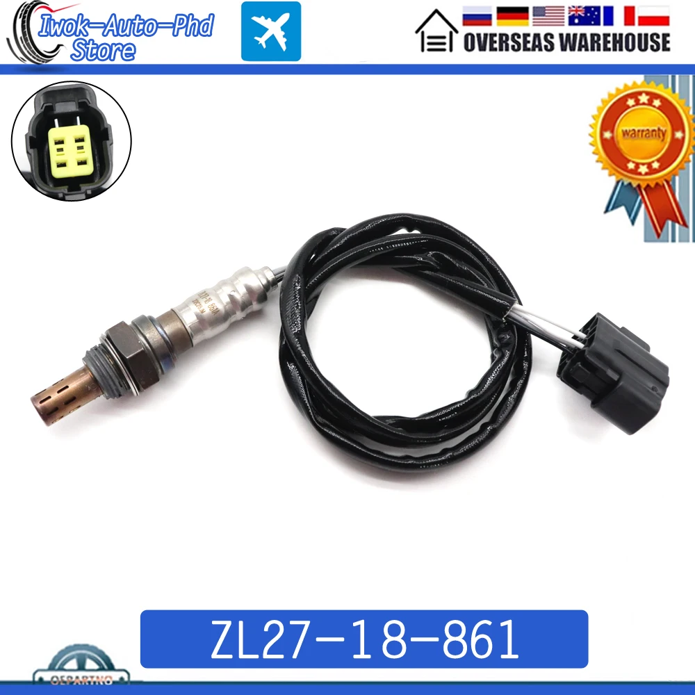 ZL27-18-861 Downstream Air Fuel Ratio Lambda O2 Oxygen Sensor for Mazda 323 F S VI Demio Xedos 9 1.6L 1998-2004 ZL2718861A