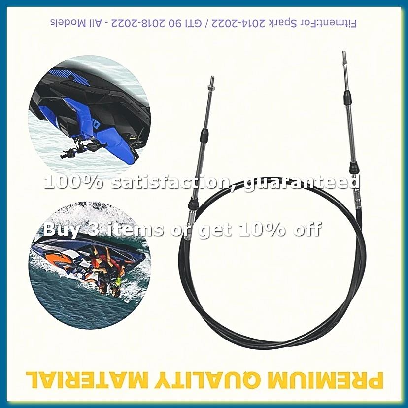 A49I-277001790 277002065 New Steering Cable for Spark 2014-2022 / 90 2018-2022 - All Models