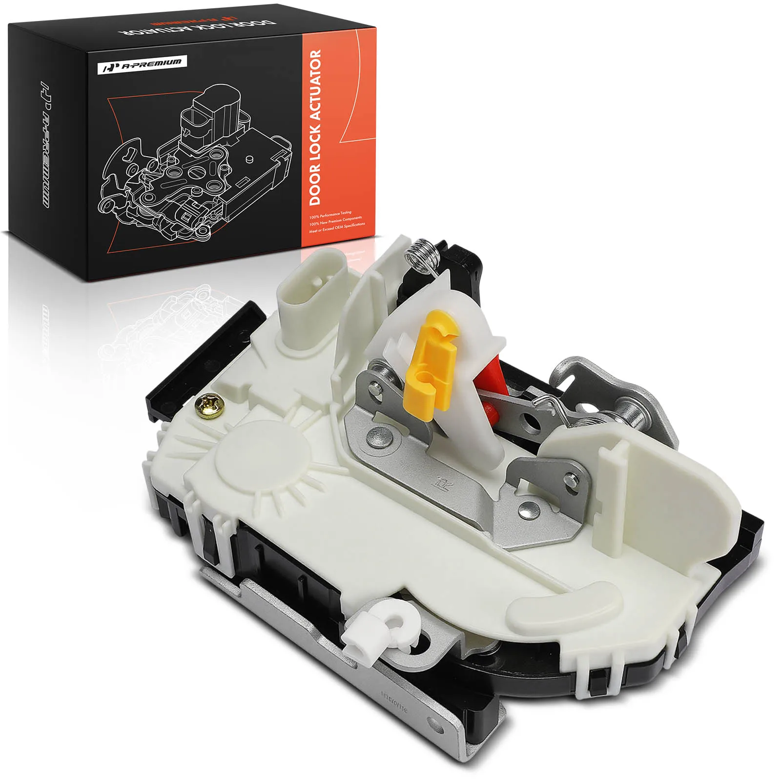 A-Premium Front Right Door Lock Actuator for Ram 1500 2011-2018 2500 2011-2024 3500 Dodge Grand Caravan Ram 1500 Jeep Compass