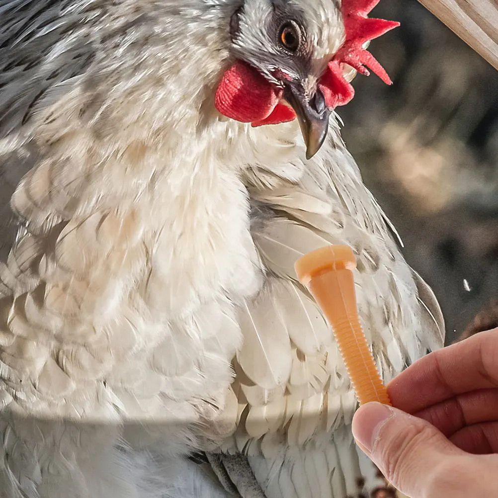 

10Pcs Poultry Plucking Fingers Replacement Cowhells Stick Durable Hair Removal for Chicken Goose Plucker Accessory