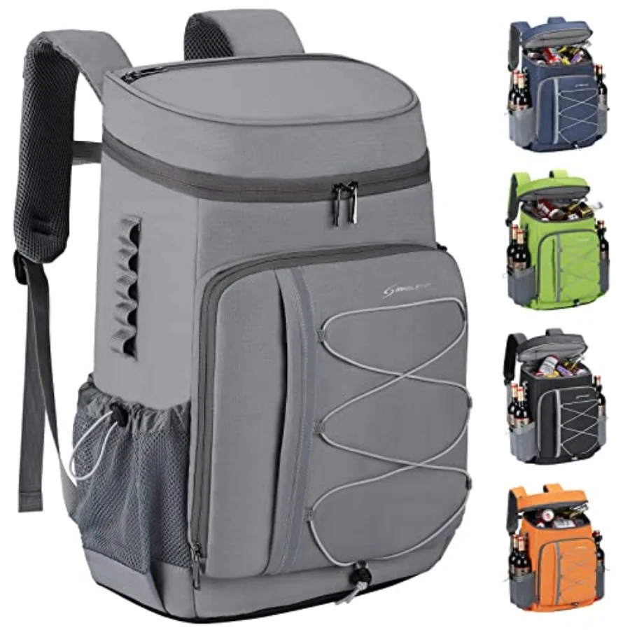 

Cooler Backpack -/ Insulated Soft Cooler Lunch Bag for Camping Beach Hiking and Shopping