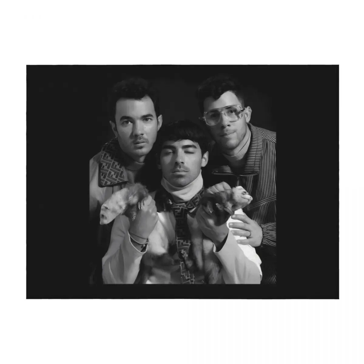 

Joe Jonas Band Five Album One Night The Tour Merch Jonas Brother Throw Blanket for babies For Sofa Thin Blankets