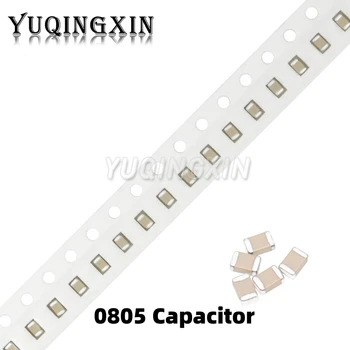 100pcs 0805 SMD 칩 다층 세라믹 커패시터 0.5pF - 47 미크로포맷 10pF 22pF 100pF 1nF 10nF 100nF 0.1uF 1uF 2.2uF 4.7uF 10uF 22uF