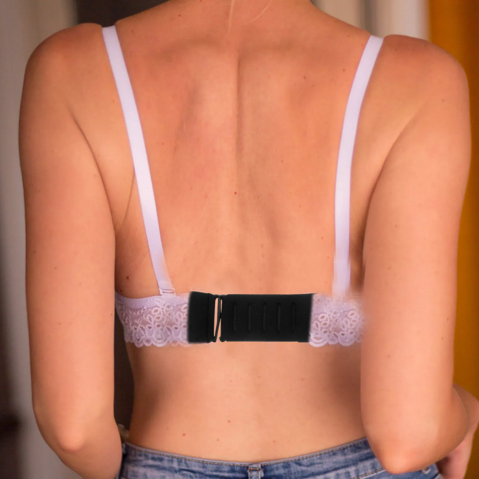 

Bra Strap Extender Adjustable Durable Silicone Bra Strap Extension Clip for Women Sports Support Comfortable Daily Wear