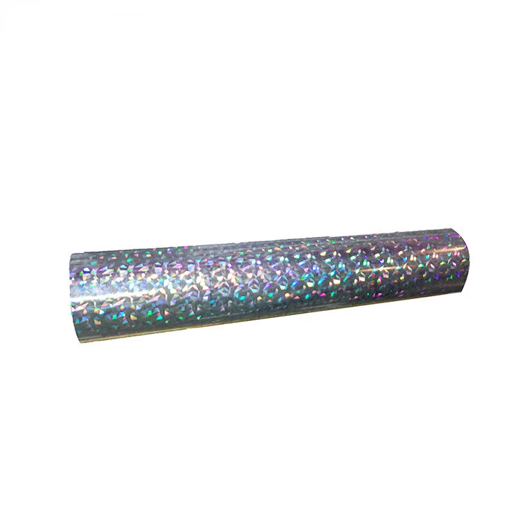 

Colorful Reflective Laser Heat Transfer Film Pet Heat Transfer Film Vinyl Transfer Film Pu High Elastic Sequins Laser