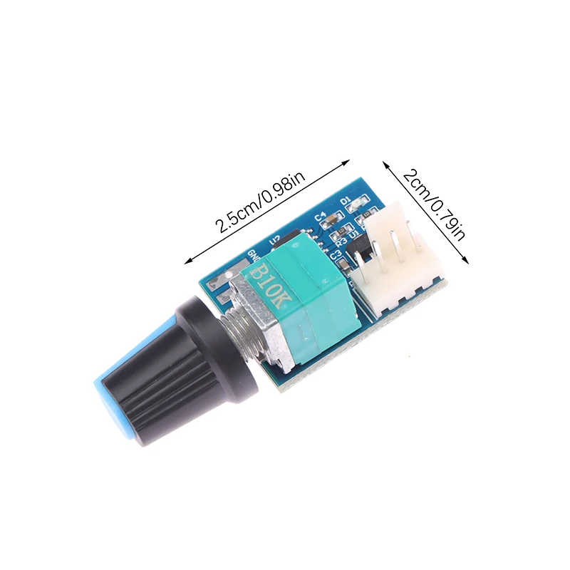 Computer Case Fan Speed Regulator PWM Speed Controller 12V Single Circuit 4-pin Low-power Mute