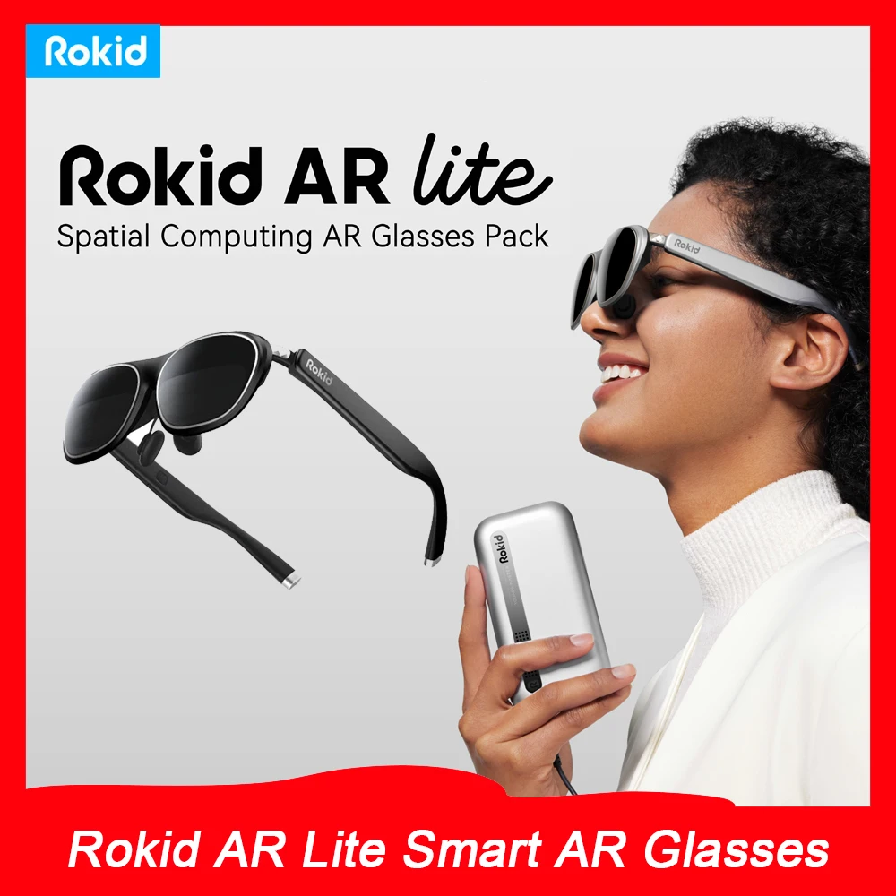 

Умные очки Rokid MAX 2, портативные HD 3D умные очки, проекционный экран, перевод в реальном времени