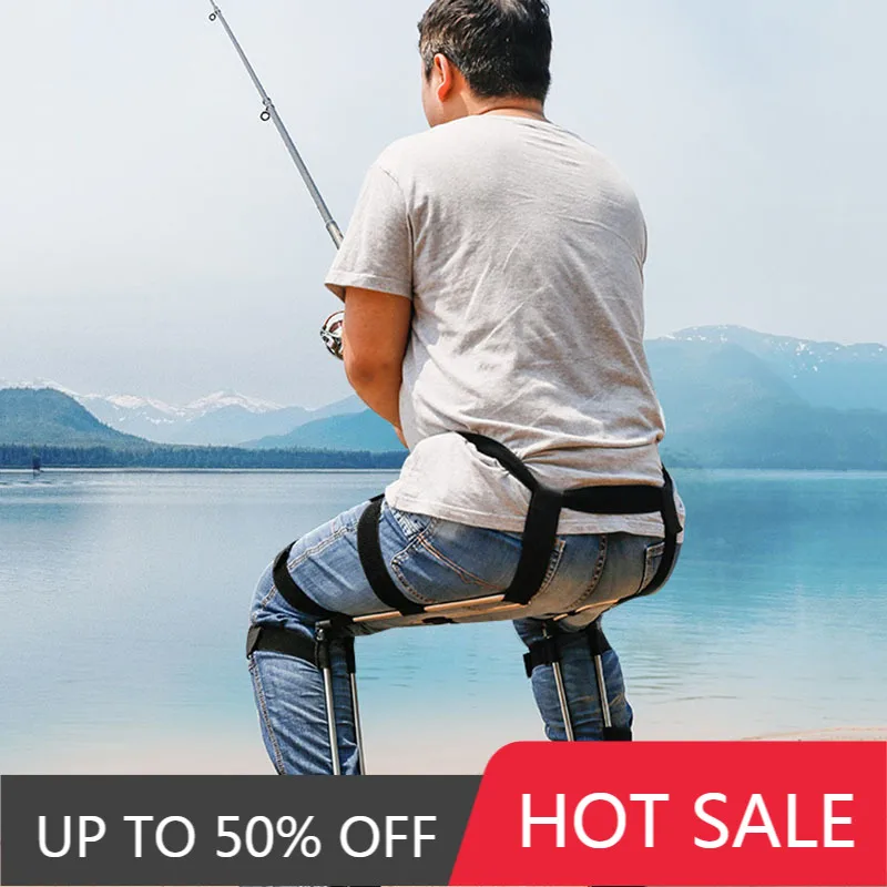 Wearable Invisible Chair Seat Artifact Exoskeleton Minimalist Wearable Chair Magic Outdoor Fishing Chair Stoel Terrace Furniture