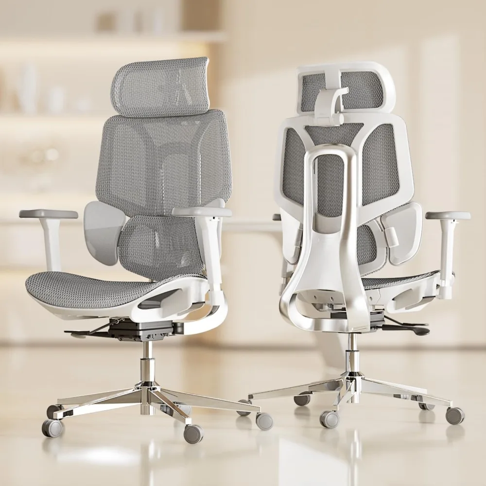 

Air Ergonomic Office Chair, Big and Tall Office Chair, with 3-Zone Dynamic Lumbar Support, 3D Adjustable, Customized