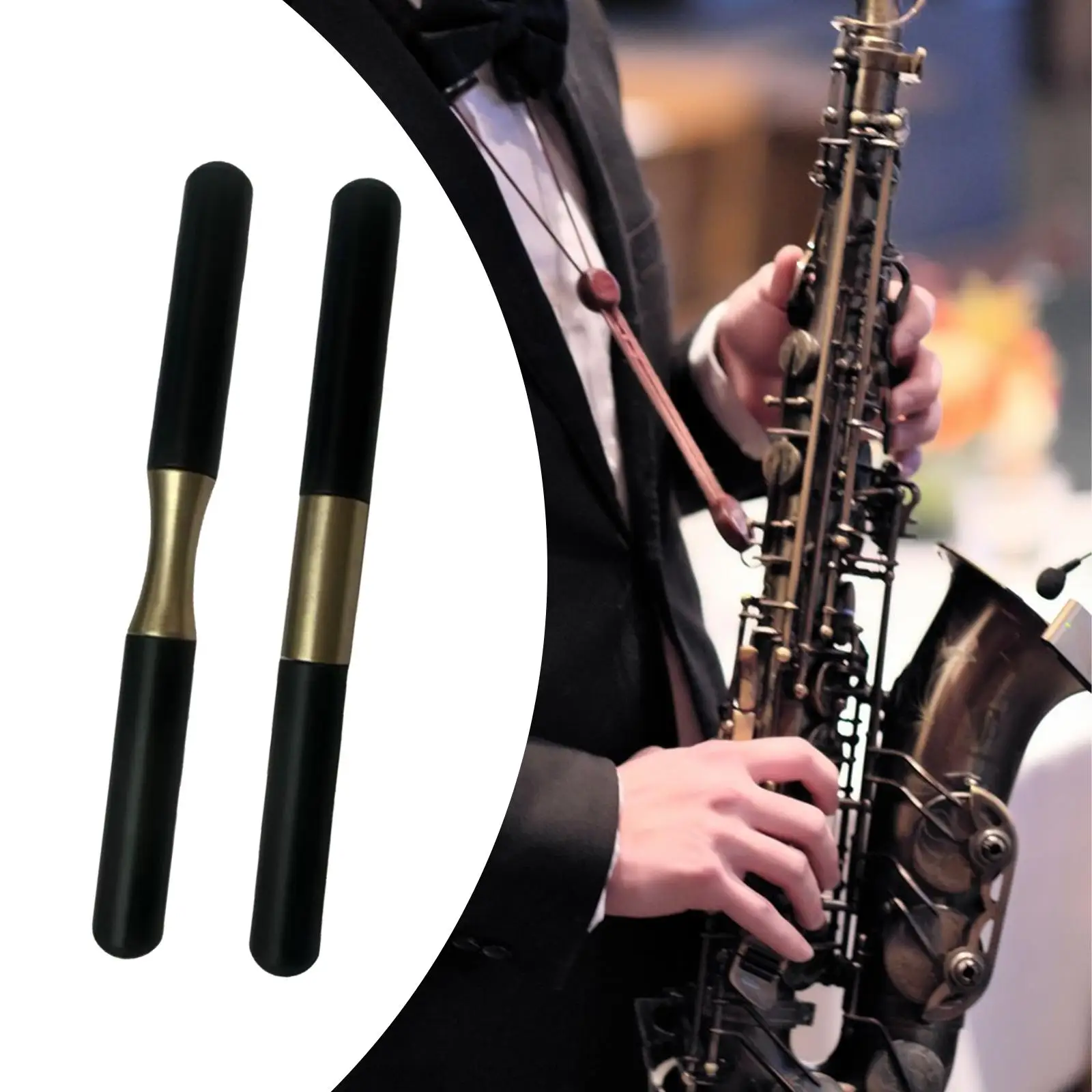 Double Hand Rolling Tool, Brass Putting Tool, Trumpete Repair Saxophone Tool for The Exercise Practice Phase,