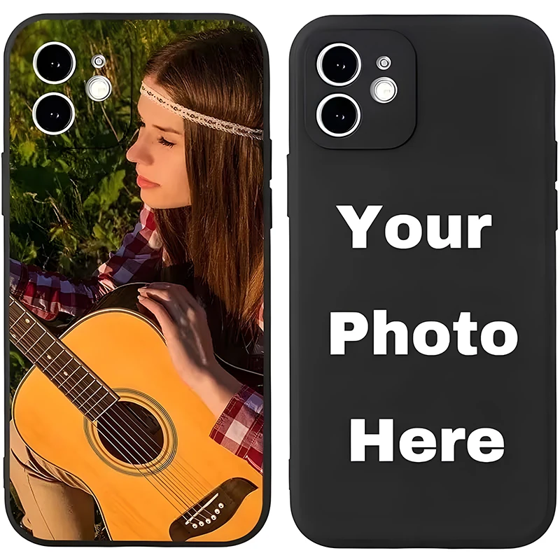 For iPhone 17 16 16E 15 14 13 12 11 Pro Max Air Mini SE 2020 2022 X XS XR 6 7 8 Plus DIY Custom Pet Photo Shockproof Soft Case view 3
