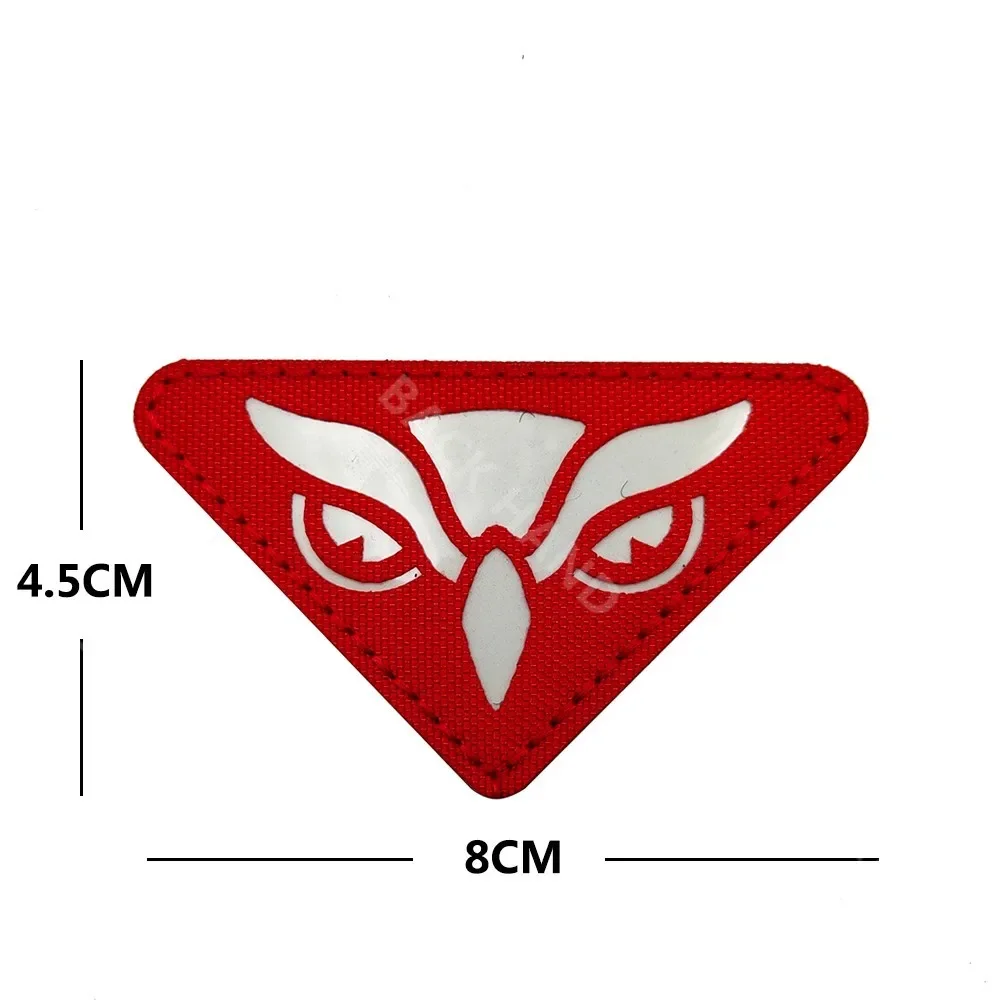 Viking Glow in the Dark Patch Cats Eye Medic First Aid Military Operations Armband Tactical Sniper Badge Glow in the Dark Patch