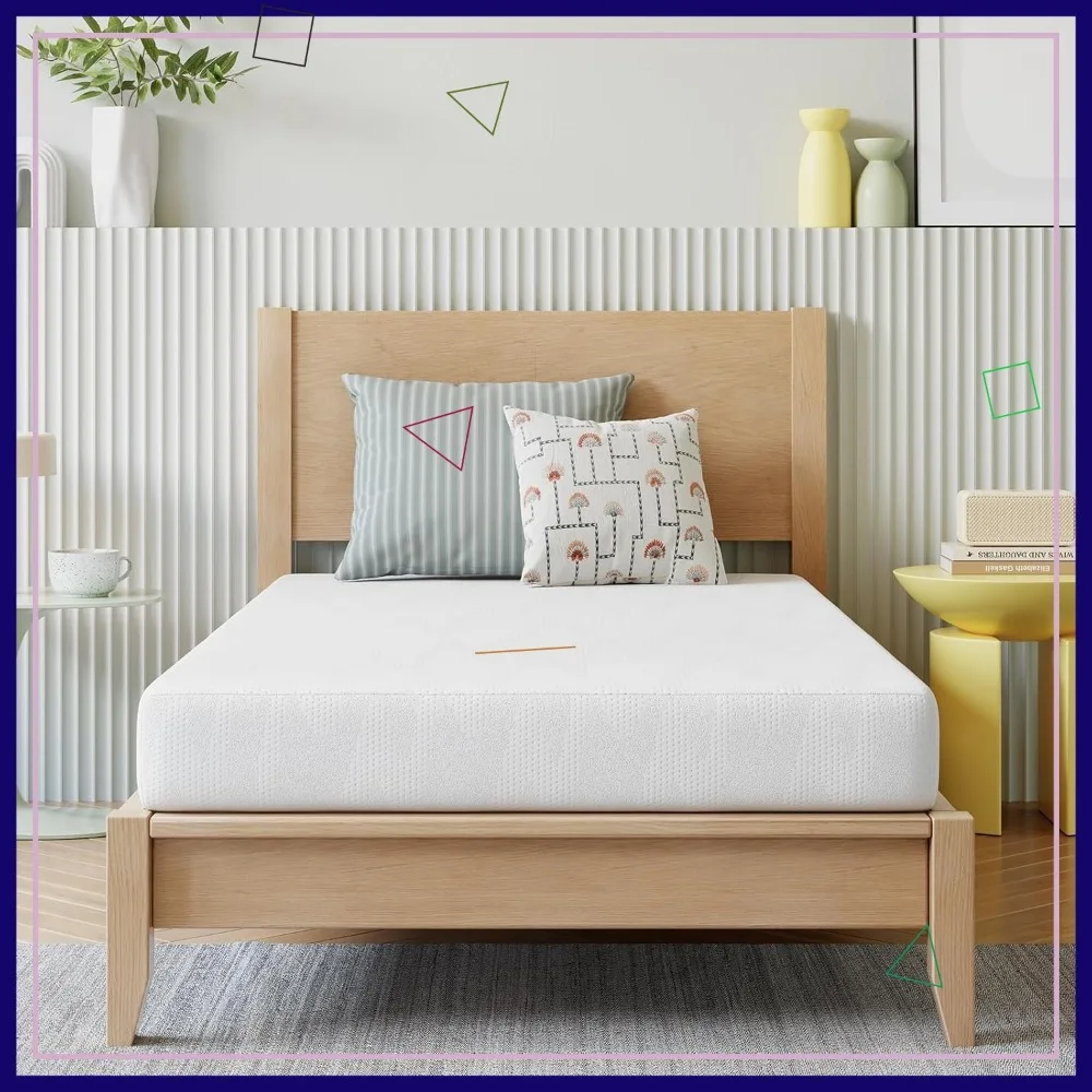 5-Inch Twin Kids Mattress, Gel Memory Foam for Cooling Sleep, Pressure Relief, CertiPUR-US Certified