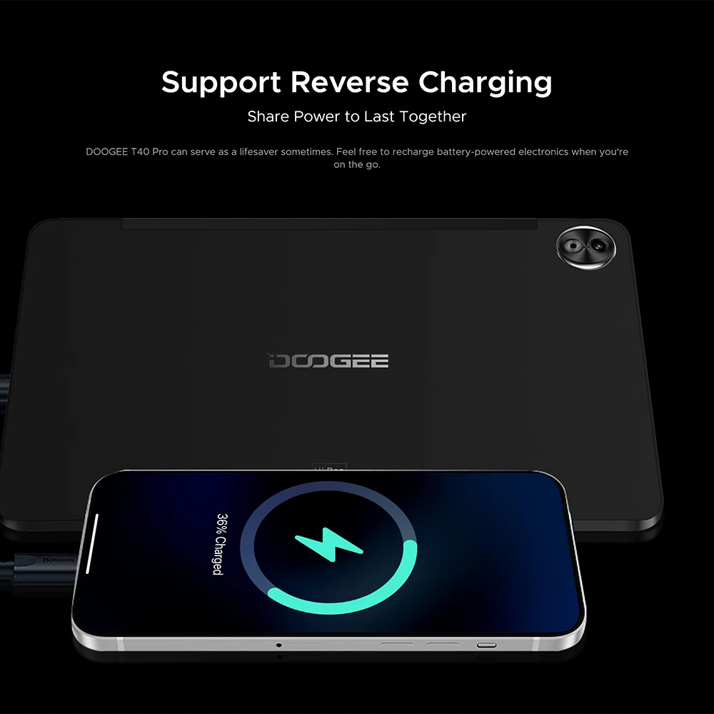 Global Version DOOGEE T40 Pro 2 in 1 Tablet PC Android 14 12" IPS 2.4K 20GB(8+12) 512GB Helio G99 6nm 10800mAh 7.6mm ultra-thin