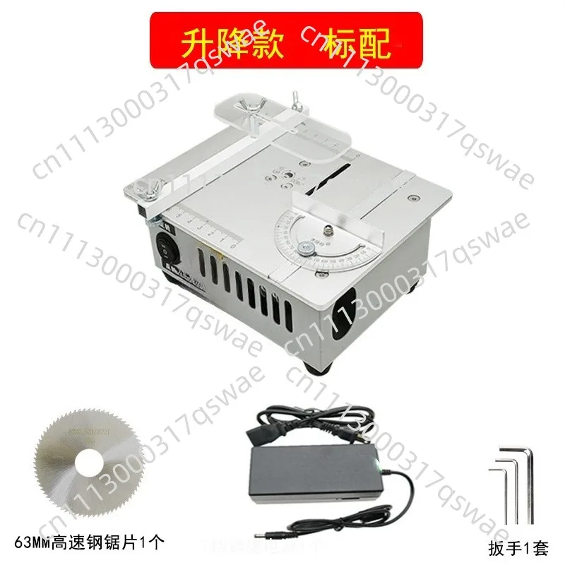 Mini table saw adjustable cutting wood metal cutter