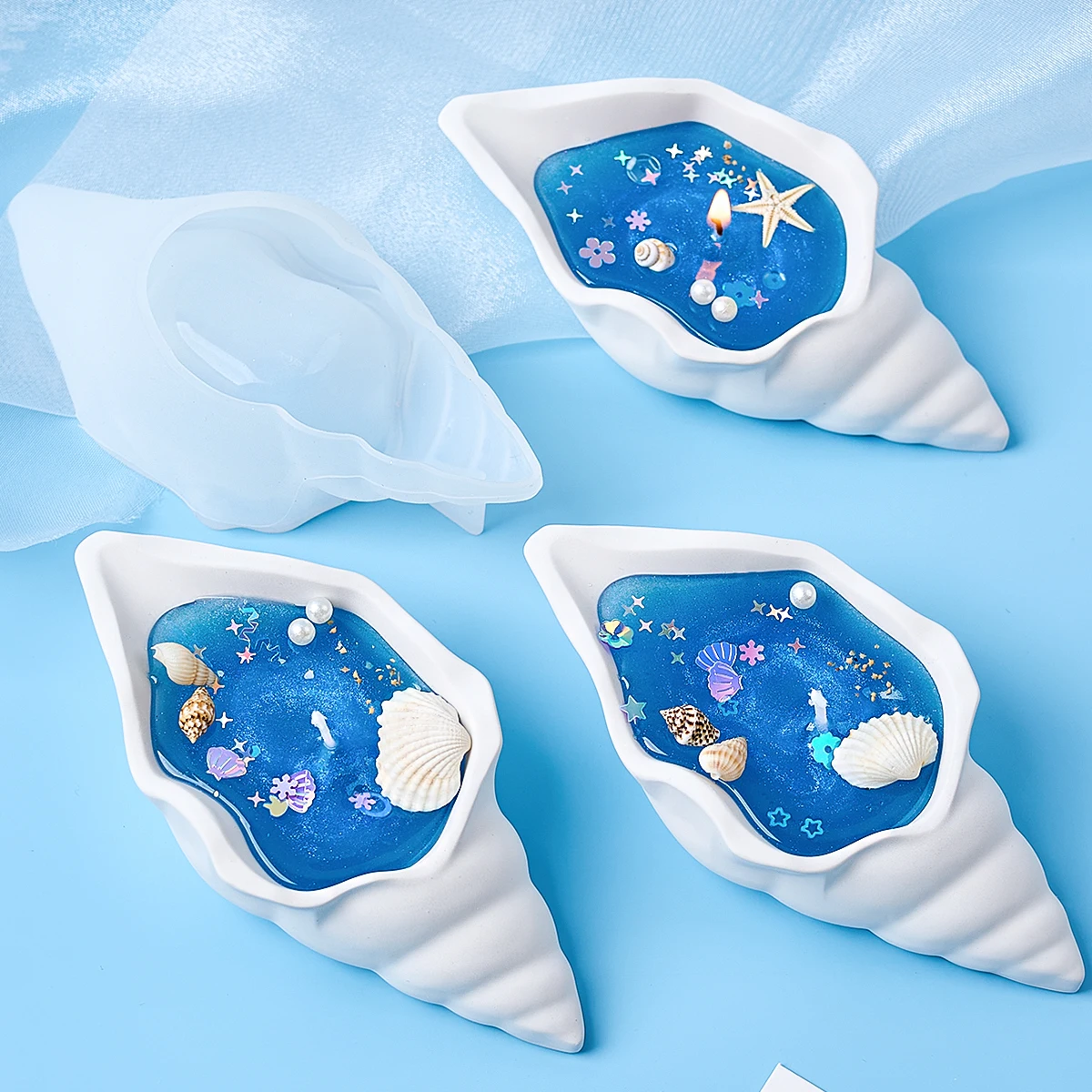 Schelp Kaars Pot Siliconen Mal - Candle Making Jars recensie en prijs