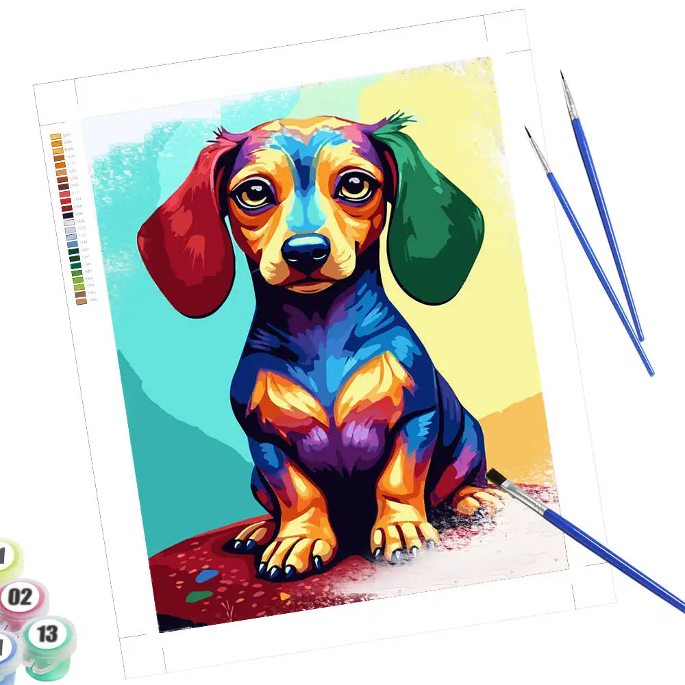 Dog Pattern Paintin… - image