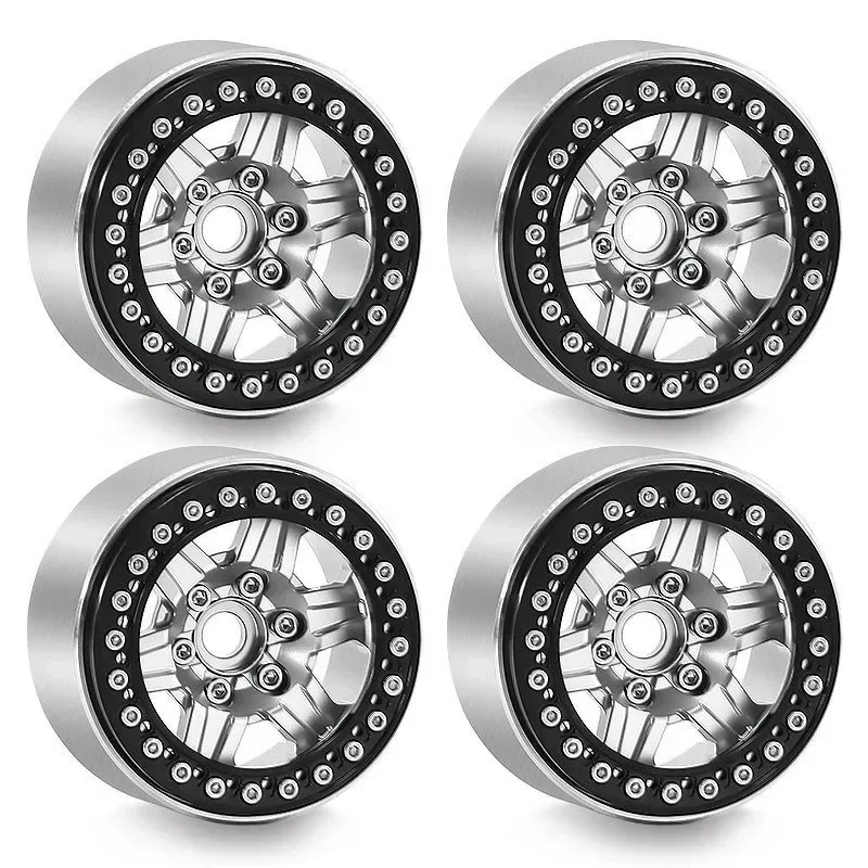 

1.9-дюймовые металлические диски из сплава для SCX10 III II TRX4 TRX4 Sport Axial 90046 D90 RC4WD Gelande II 1/10 Rock Crawler, обновленные с использованием ЧПУ