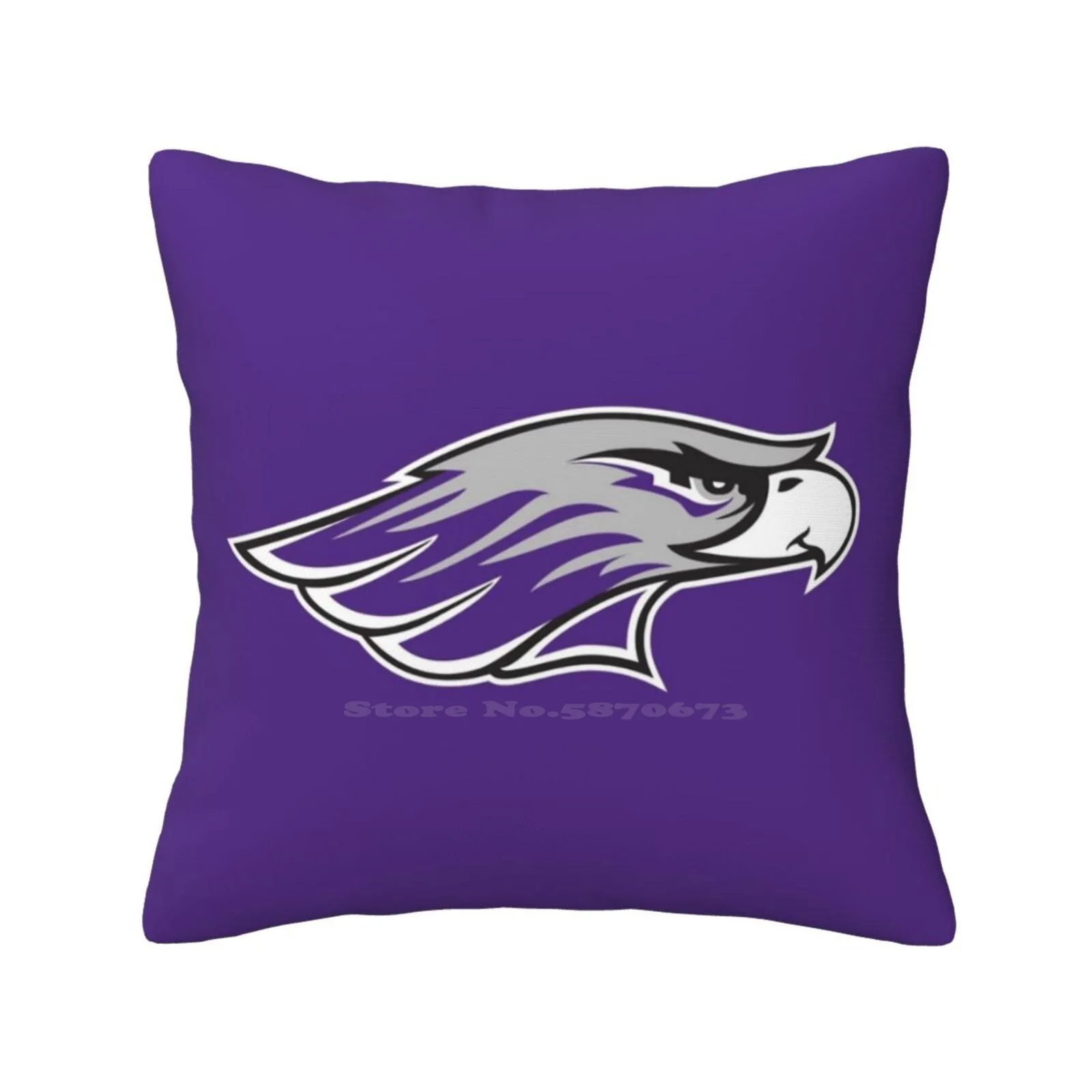 

University Of Wisconsin–whitewater Throw Cushion Pillow Cover Uw Whitewater Uww Wisconsin Warhawks Athletic Teams Sports League