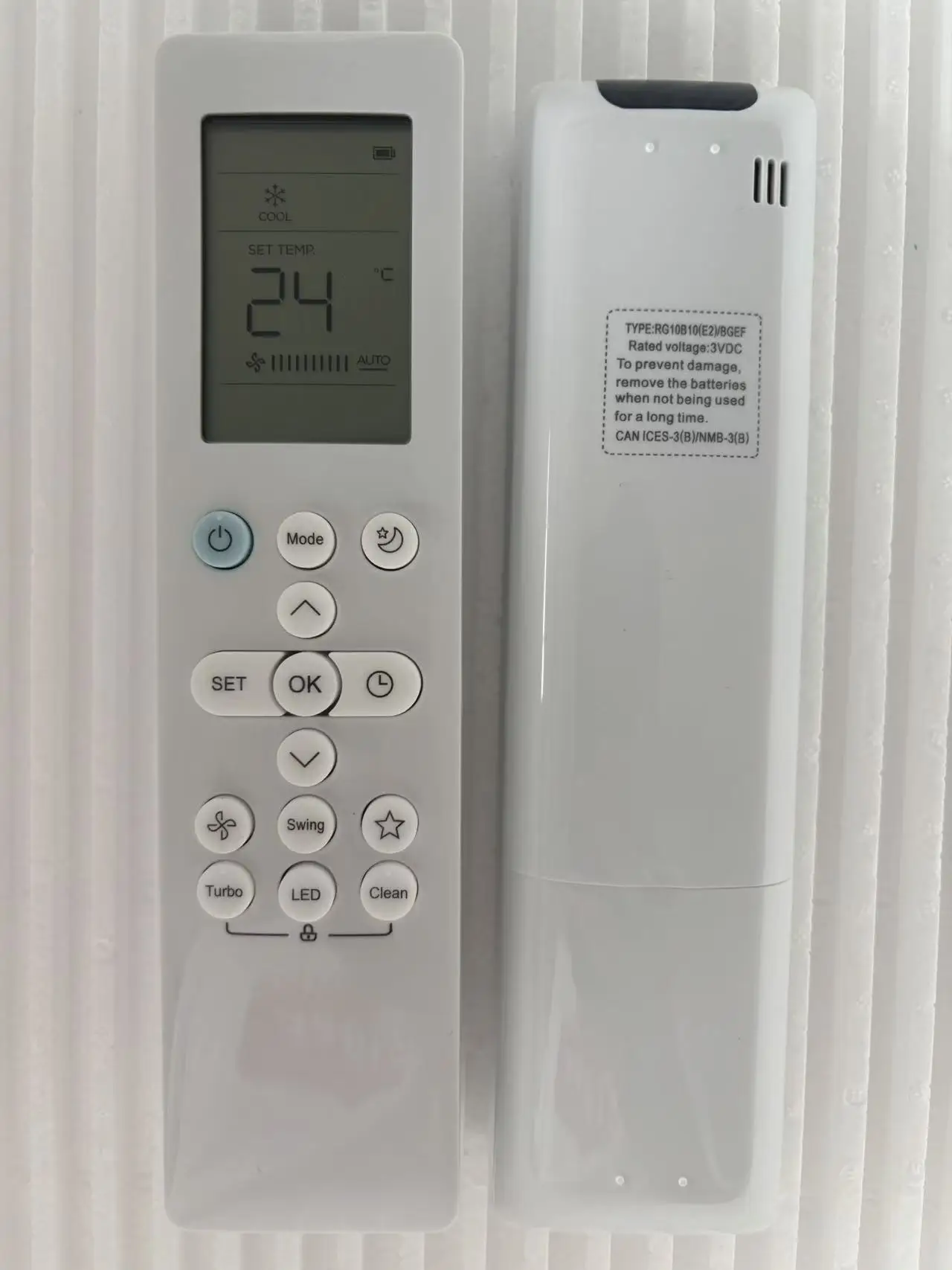 RG10F(E)/BGEF RG10B10(E2)/BGEF AC Remote Control For Midea INVENTOR Air Conditioner Remote Control