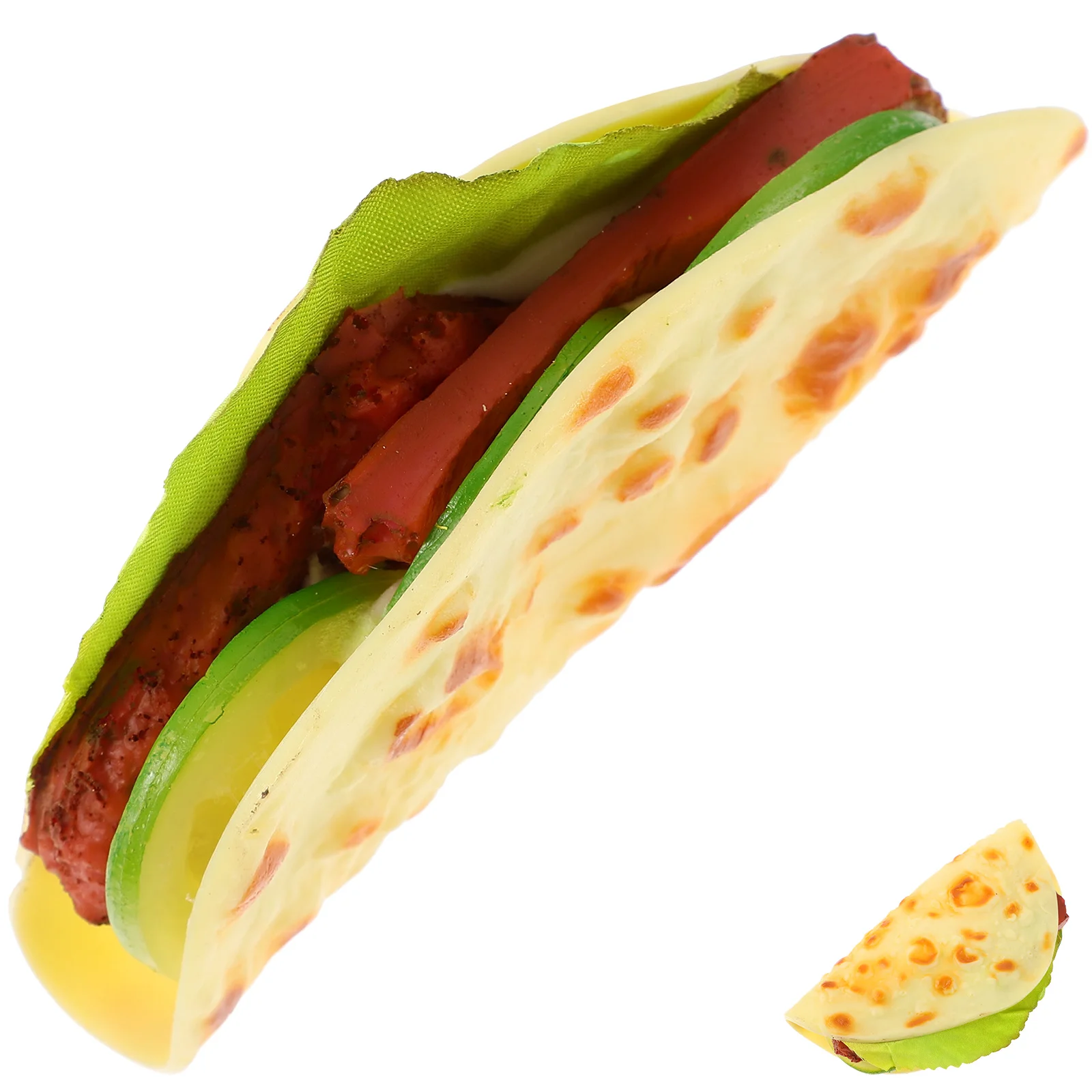 Pancakes Simulated Hand Taco Model Food Breakfast Shooting Decorative Display Props (meat Vegetable Pie) Fake Artificial Child