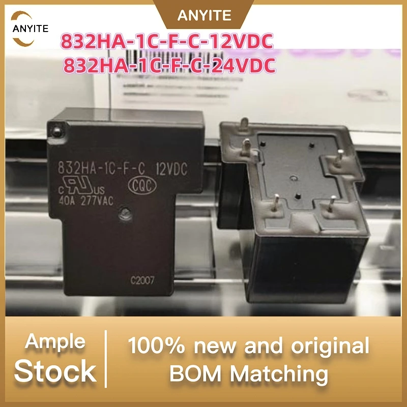 5Pcs/lot New   832HA-1C-F-C-12VDC   832HA-1C-F-C-24VDC 5A  5PIN