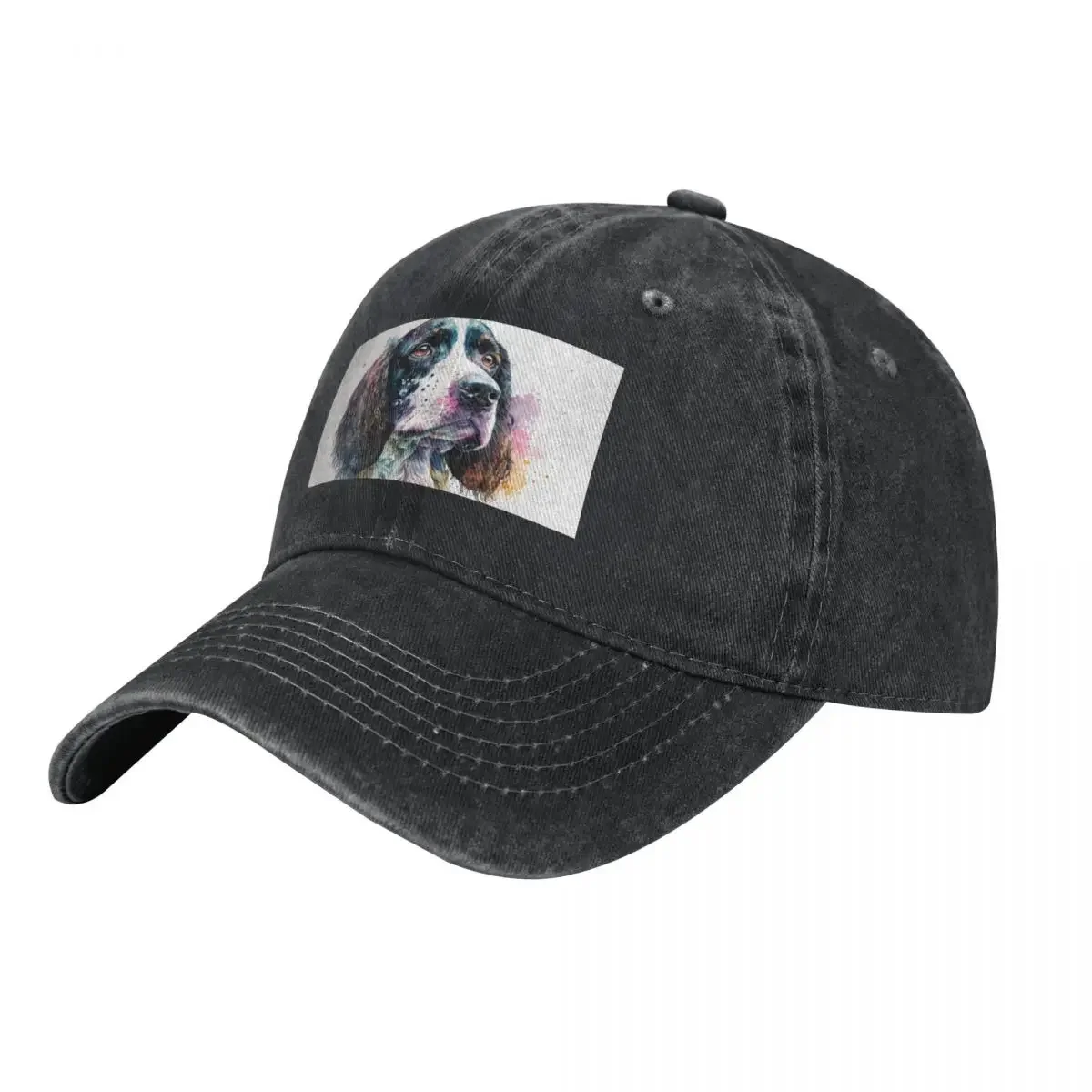 English Springer Spaniel Watercolor Sketch Baseball Cap Luxury Hat Thermal Visor For Women 2024 Men's