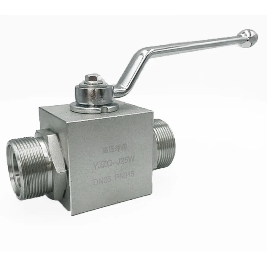 High Pressure Hydraulic Ball Valve Male Thread Hydraulic Ball Valve YJZQ/KHB-J6W J8W J10W J15W J20W J25W J32W