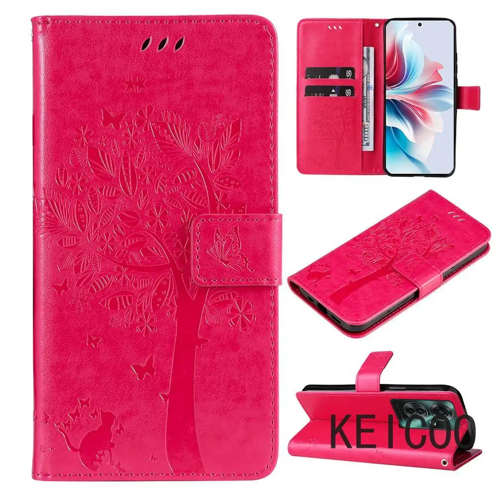 Dustproof Card Slot Wallet Clip Case for Oppo F21 F25 Find X5 Reno11 F Realme GT Neo 2 3T Lite Pro 4G Flip Cover Holder Shell