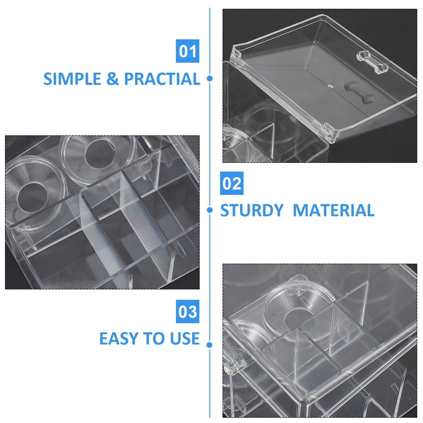 

Transparent Acrylic Cotton Swab Storage Box Beauty Egg Case Powder Puff Rack Makeup ganizer cosmetics container jewelry holder