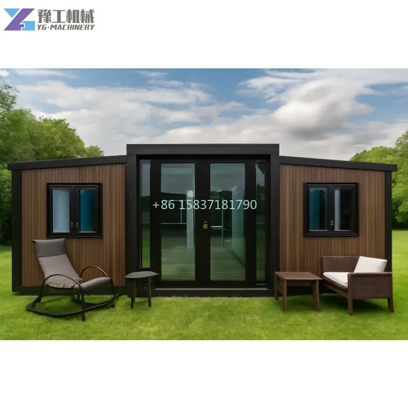 Low Cost Container House Folding Expandable Home Container Granny Flat Mobile Container House Windproof Safety Tiny Home for US