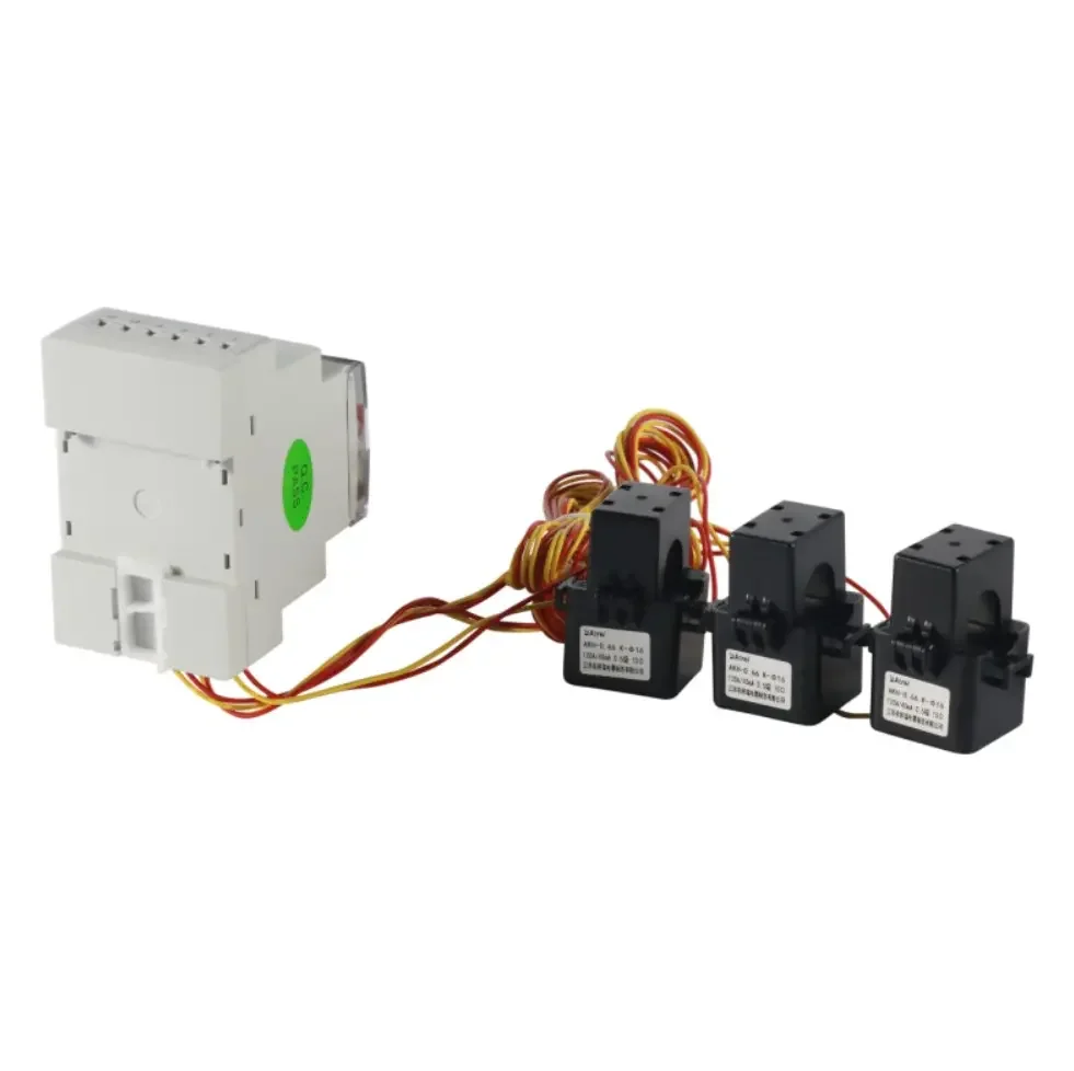 Acrel Din Rail Bidirectionele 3 Fase Elektrische Meter Met 3 Pcs 80a/120a/200a/300a Cts Voor Zonne-Energie Pv Power Monitoring