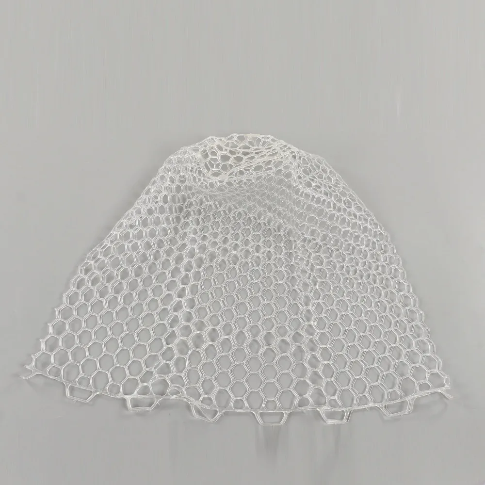 Portable 65cm Depth Fishing Net Rubber Foldable Fly Fishing Landing Net Trout Net Fly Fishing